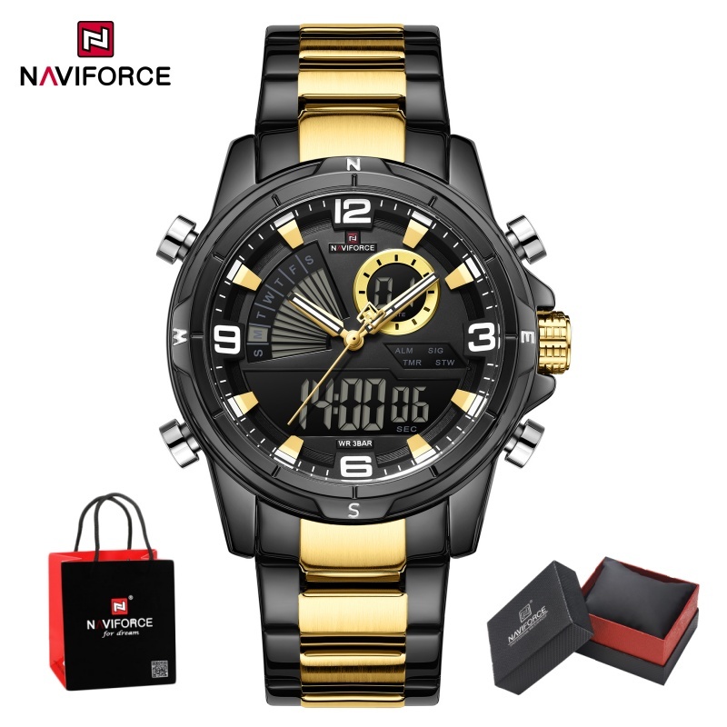 Watch Display Box - Reloj NAVIFORCE con doble pantalla para
