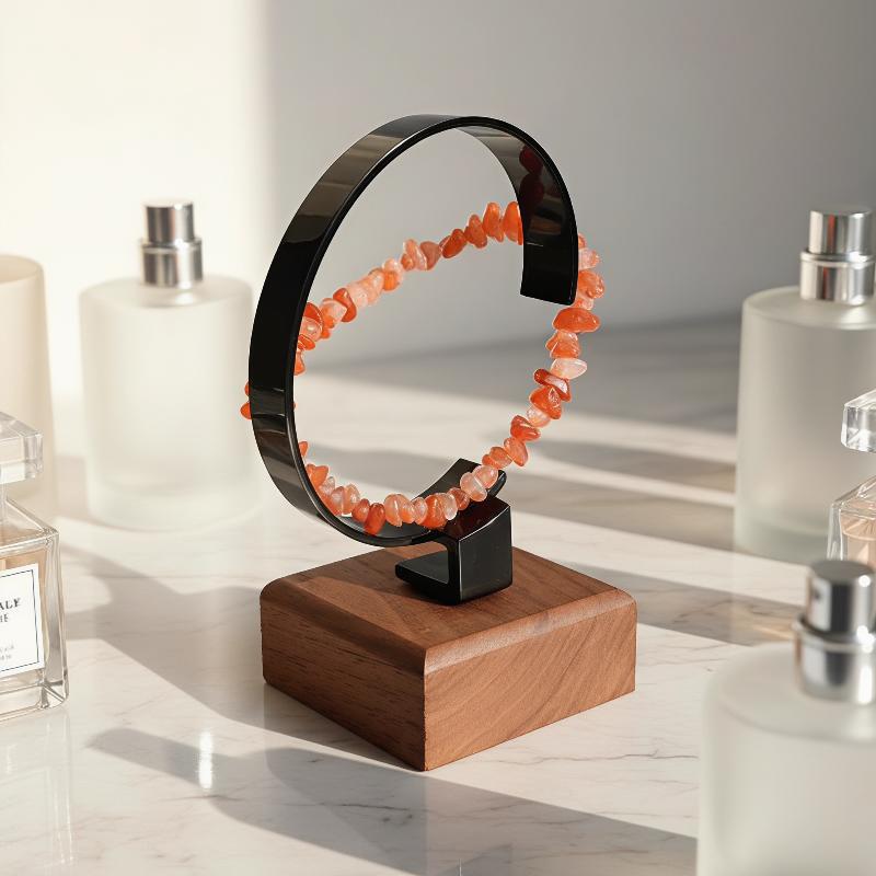 Soporte de madera con forma de - Jewelry And Watches Inc reseña y precio