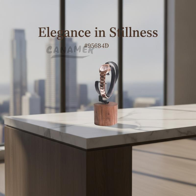 Soporte de madera en forma de  - Jewelry And Watches Inc reseña y precio